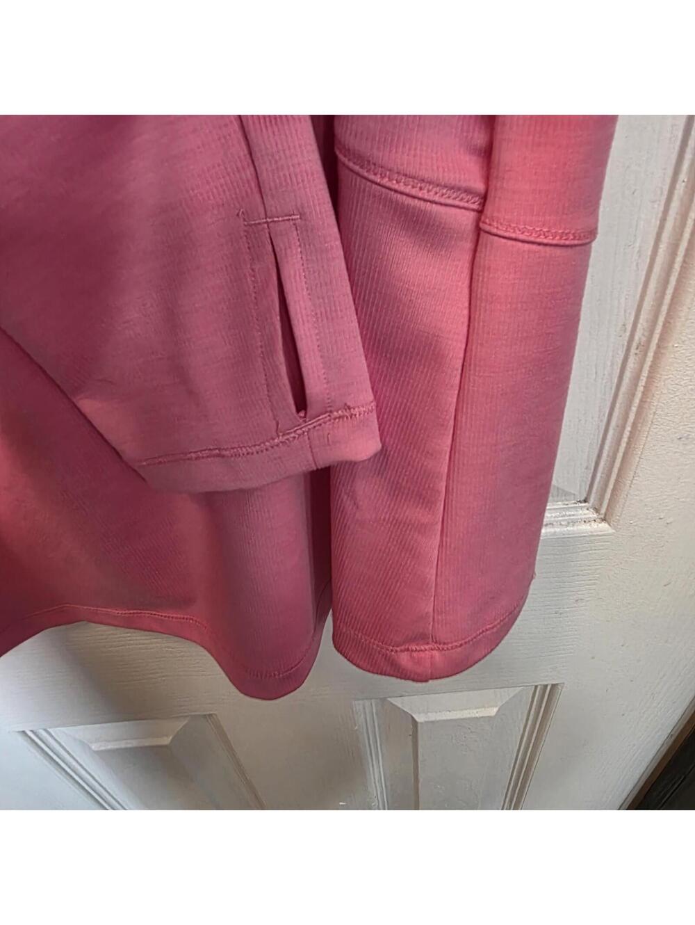 Spyder Women's Active Pink Long Sleeve Half-Zip Pullover -Large - Picture 5 of 8